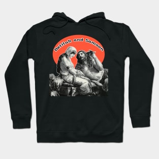 Man Betrayed -Samson and Delilah Scene from the Bible Hoodie